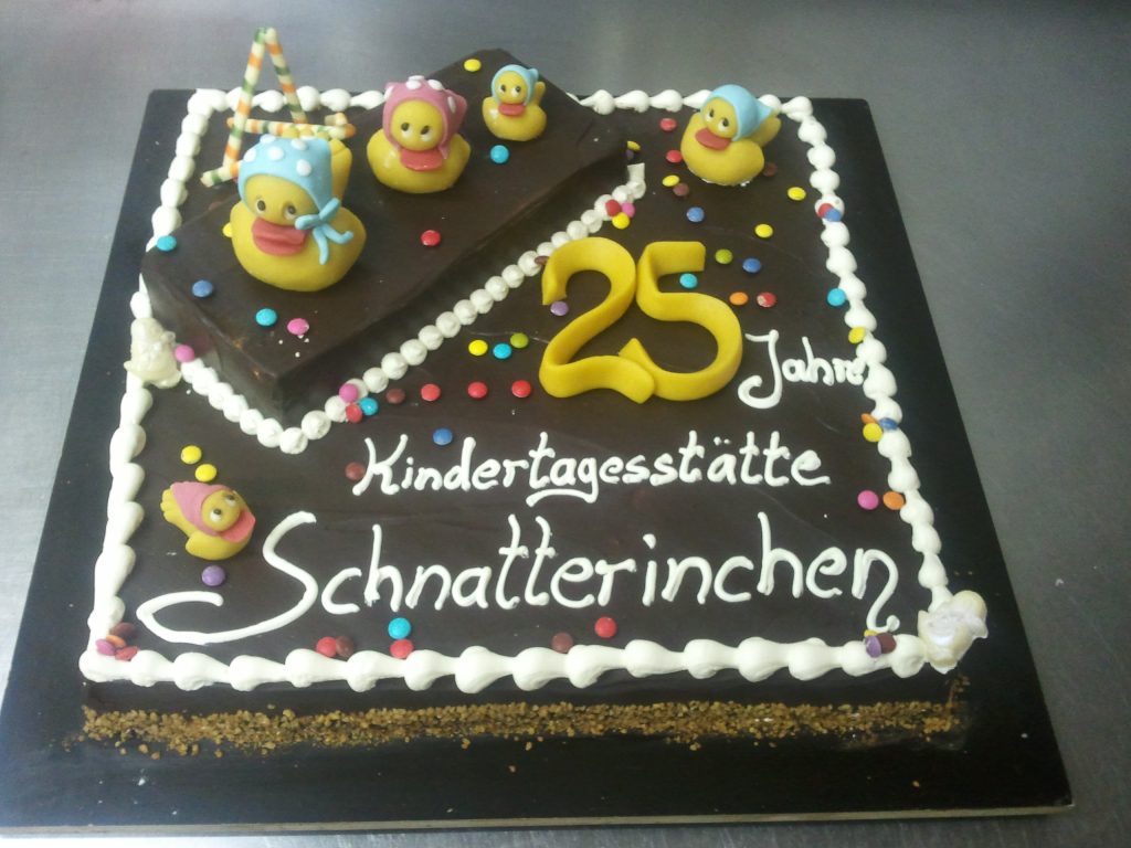 Jubiläumstorte Kindertagesstätte Schnatterinchen – Konditorei & Café Krüsmann Leipzig