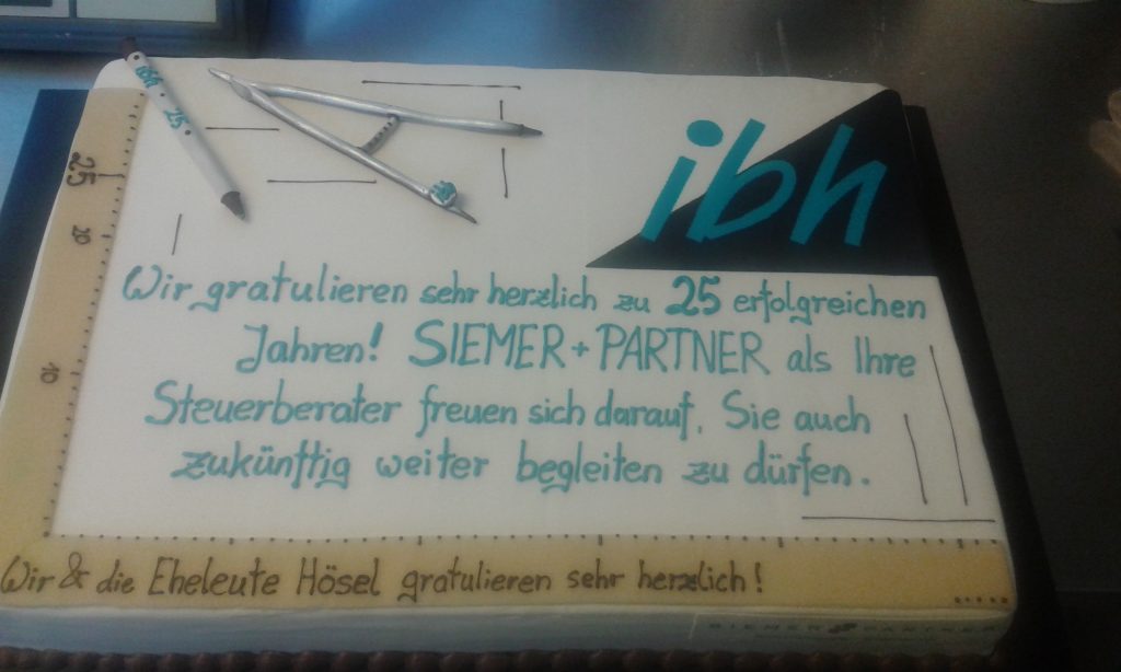 Jubiläumstorte IBH – Konditorei & Café Krüsmann Leipzig