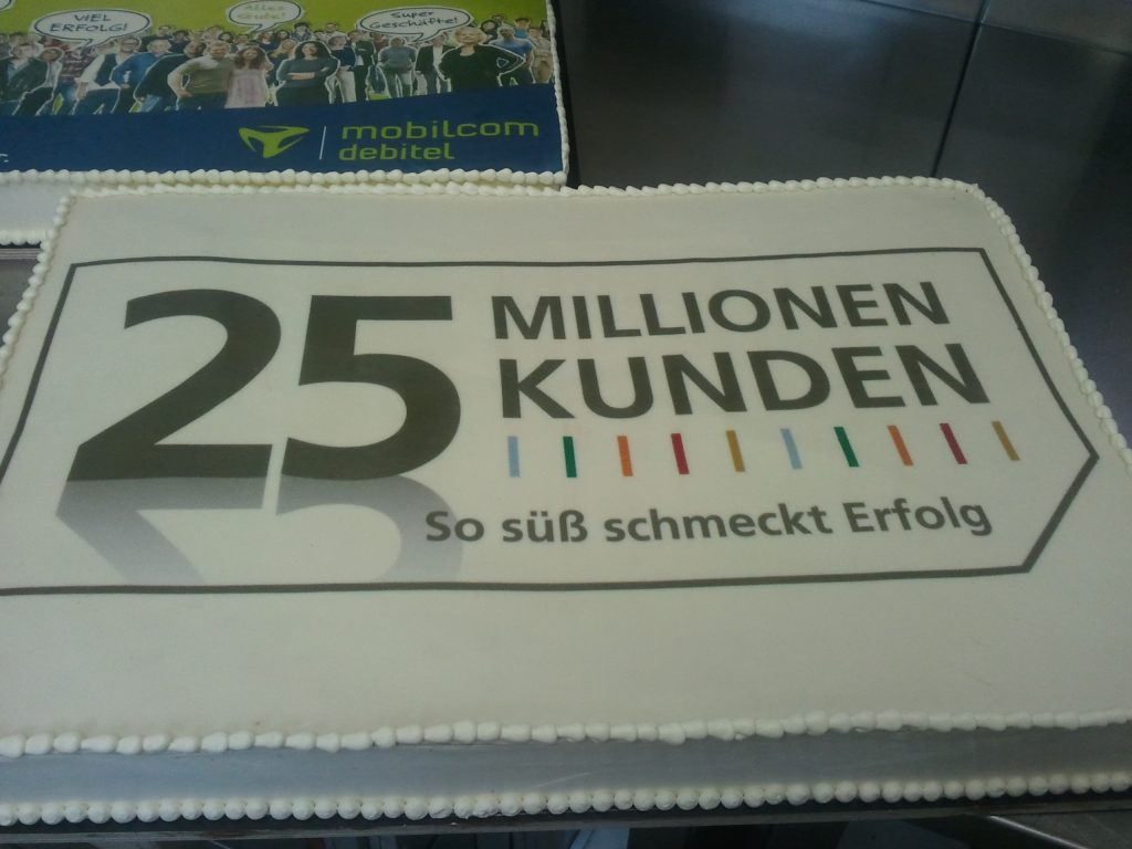 Jubiläumstorte 25 Millionen Kunden – Konditorei & Café Krüsmann Leipzig