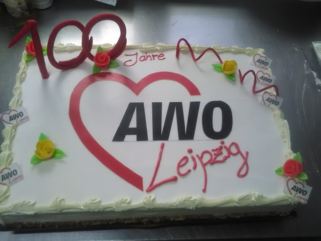 AWO Leipzig Jubiläumstorte – Konditorei & Café Krüsmann Leipzig