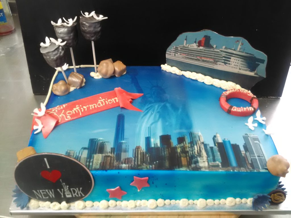 Skyline-Motivtorte – Konditorei & Café Krüsmann Leipzig