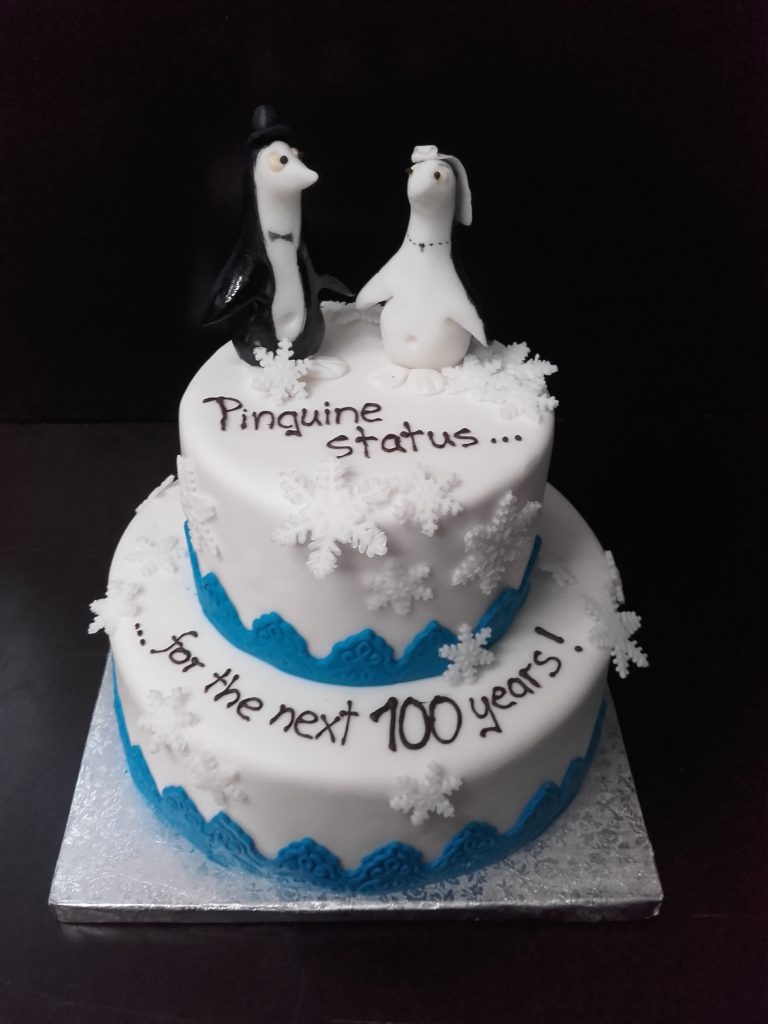 Pinguin-Hochzeitstorte – Konditorei & Café Krüsmann Leipzig